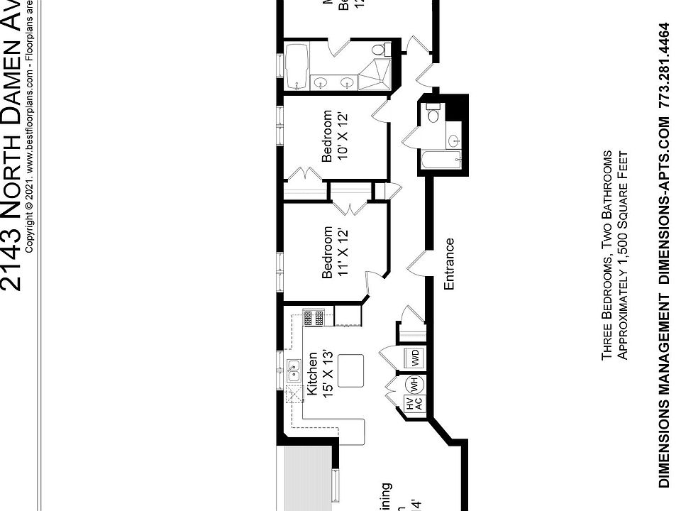 2nd image of 2143 N Damen Ave #D543b1c27