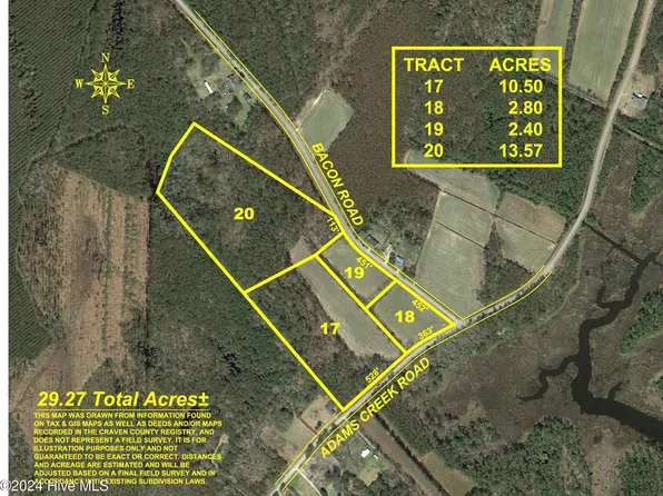 0 Adams Creek Road, Havelock, NC 28532