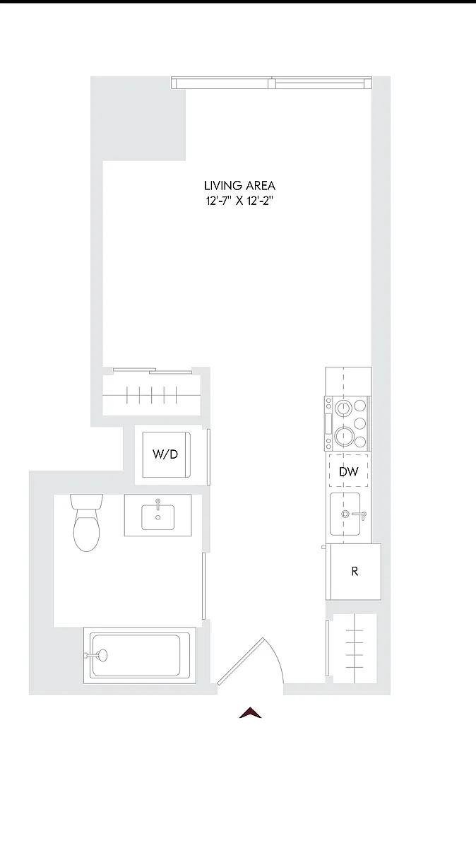 Floor plan Studio C