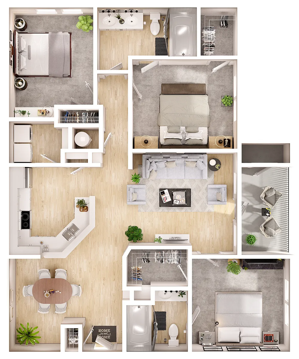 Floor plan C1 - Biltmore