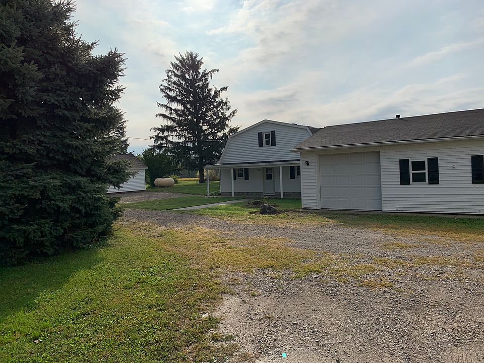 House and attached garage