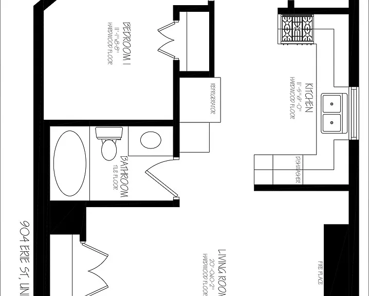 904 W Erie St #1R — Photo 20