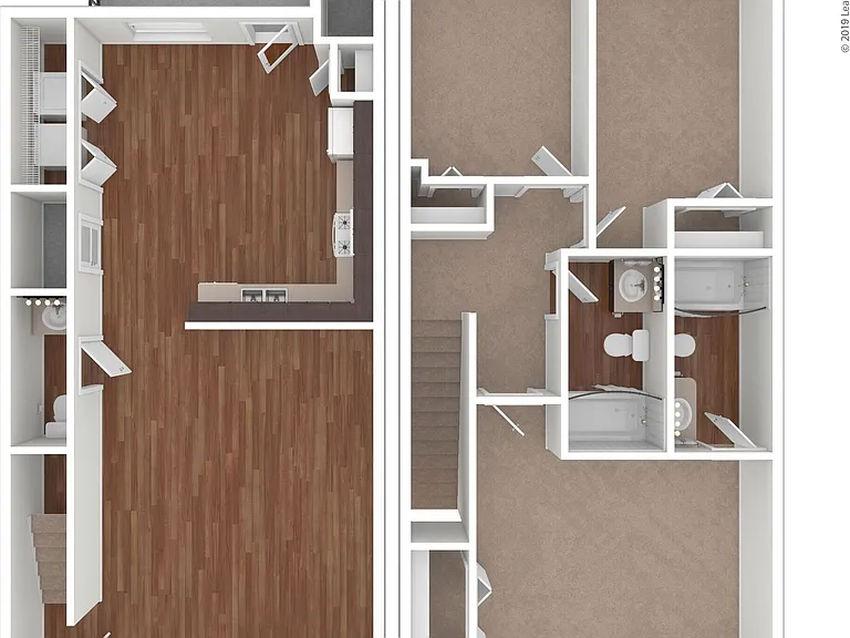 Iris: Beds - 3: Baths - 2.5: SqFt Range - 1214 to 1214