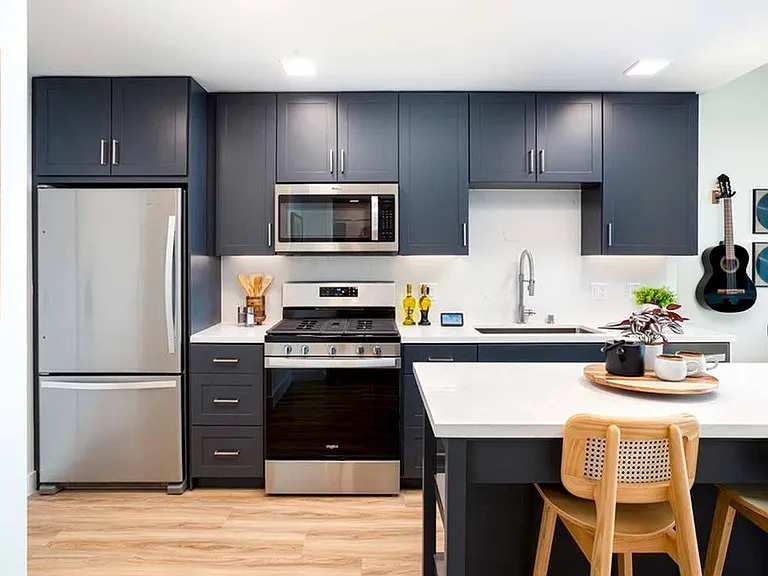 Be your own chef in stunning kitchen at Modera San Diego, complete with a gas range and moveable islands in some homes.*