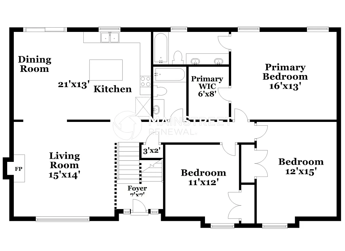 Floor Plan - 1401 NW High View Dr