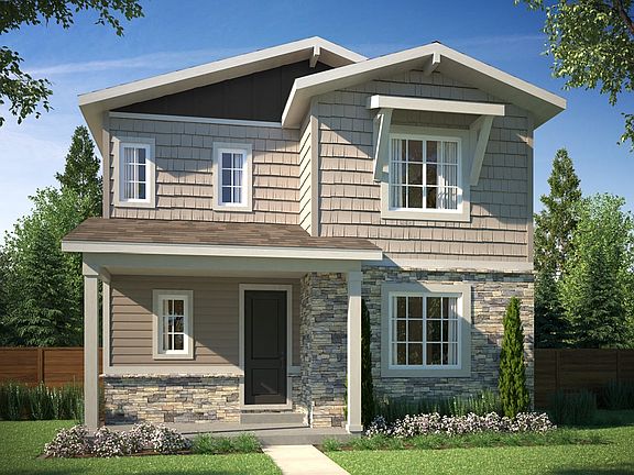 Elevation B - Colorado Cottage