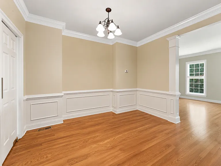 2nd Level - Spacious Dining Area Flows between the Kitchen and Family Room
