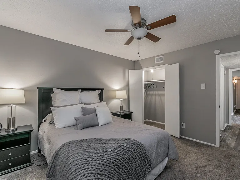 Spacious bedrooms designed for comfort and peace.