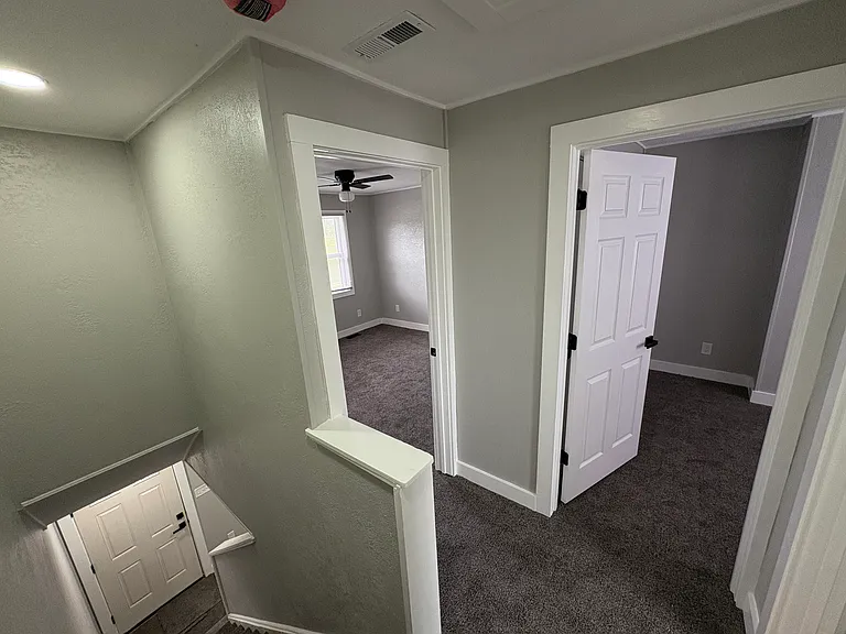 Hallway & bedrooms