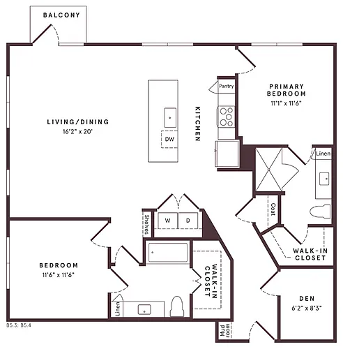 Floor plan B11 Den