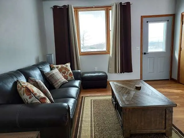 Living Area and Front Entry Door