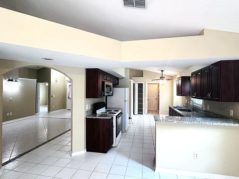 Kitchen area view