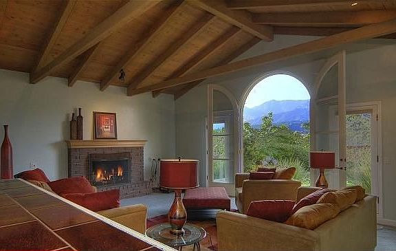 Living Room with Spectacular Mountain Views