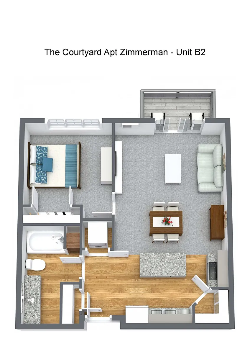 Floor plan B-2 Handicap