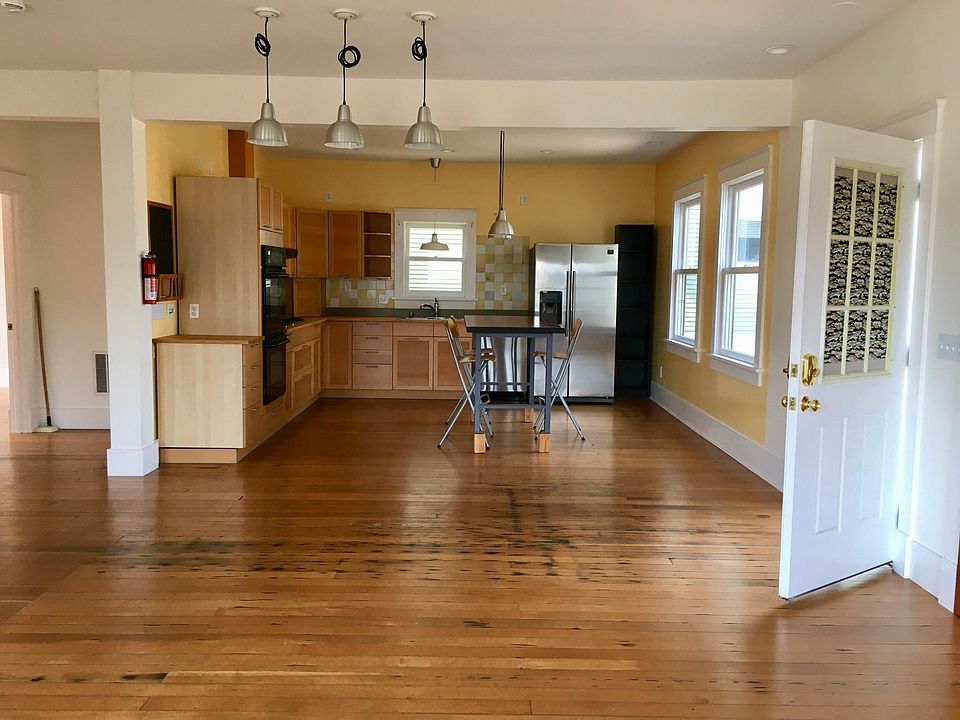 1300+ Sq ft apartment. View of kitchen from Living Room.