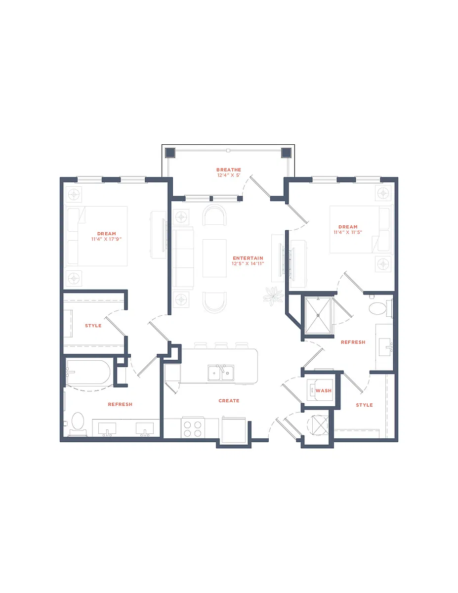 Floor plan B1