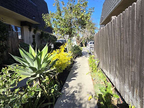 Looking toward the street