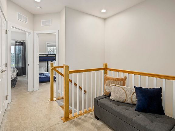 Hallway Entry to Two Bedrooms