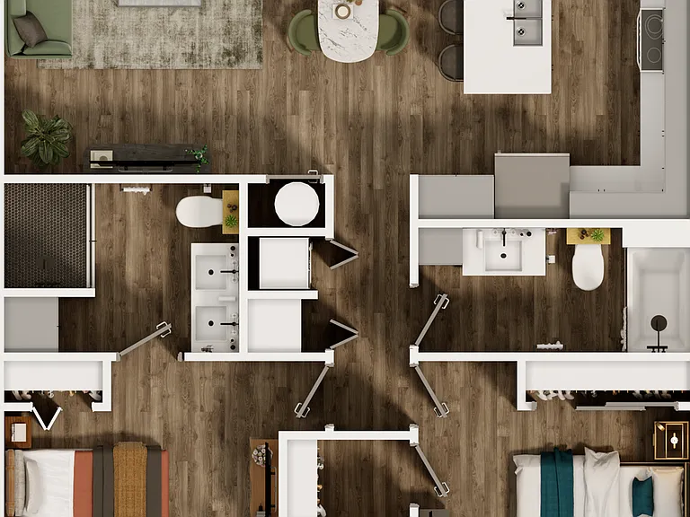 Two bedroom two bathroom Two bedroom two bathroom