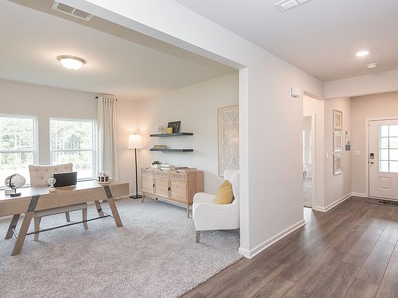 Taylorsville floorplan modeled at Meadows at Bay Creek in Loganville, GA.