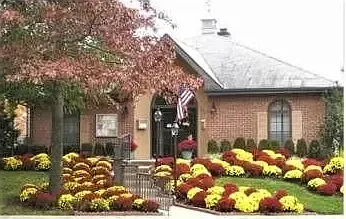 Community building available to rent for meetings and small events.