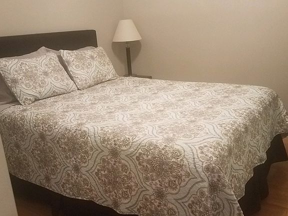 Furniture and bedding not included