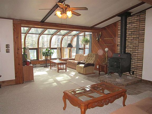 Living room and solarium
