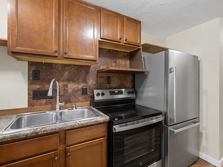 Updated kitchen with modern finishes