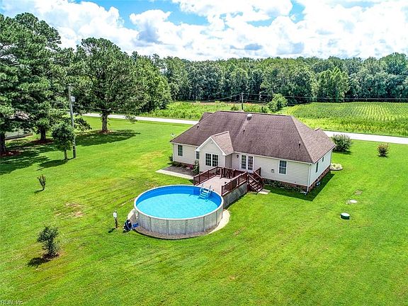 Four year old salt water above ground pool for the family to enjoy