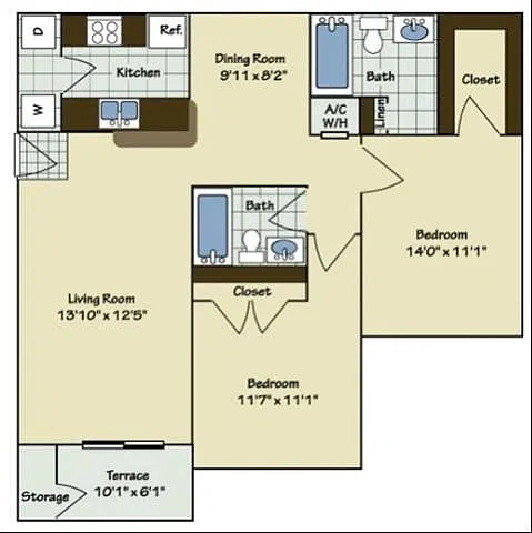 Floor plan B1