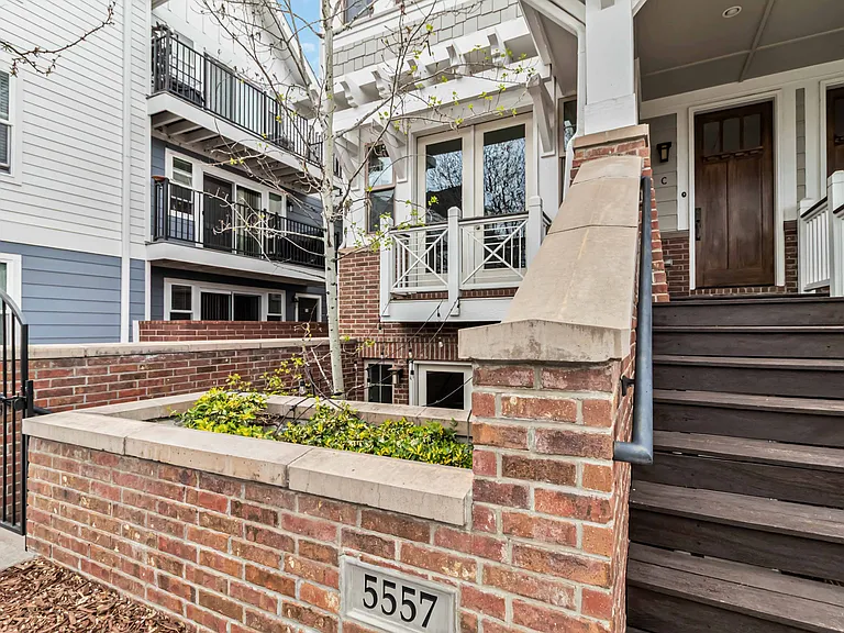 This home is in a beautiful building with only three other units. New paint and landscaping.