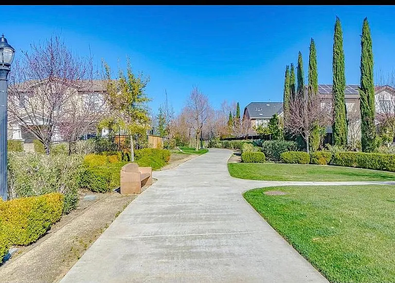 Greenbelt with walking paths