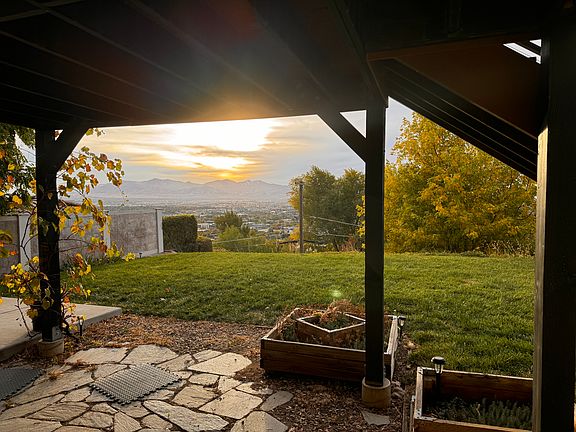 Back yard, lower patio