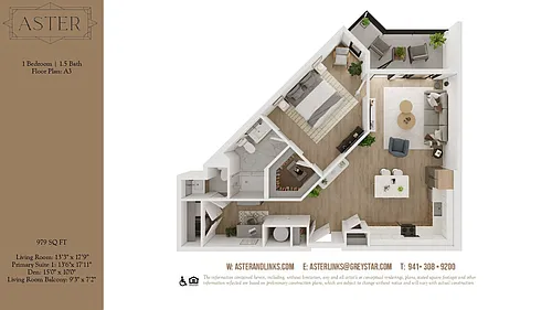 Floor plan Aster A3