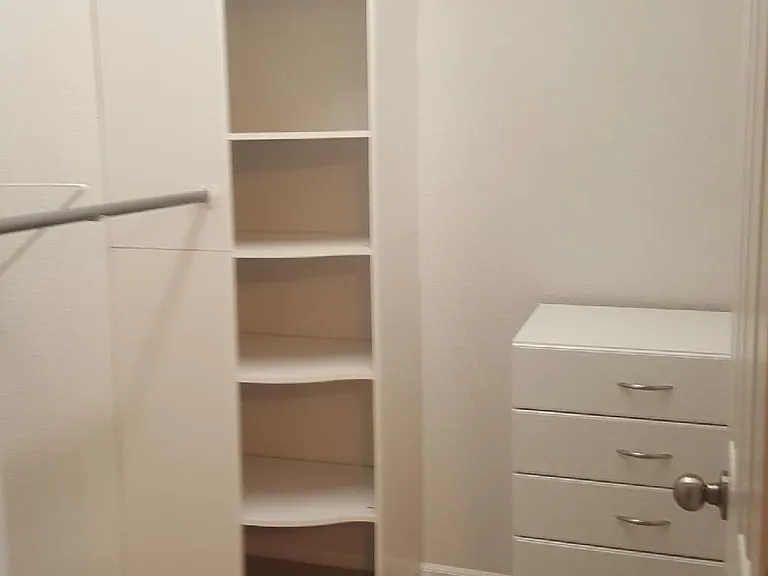 Walk in personalized master closet