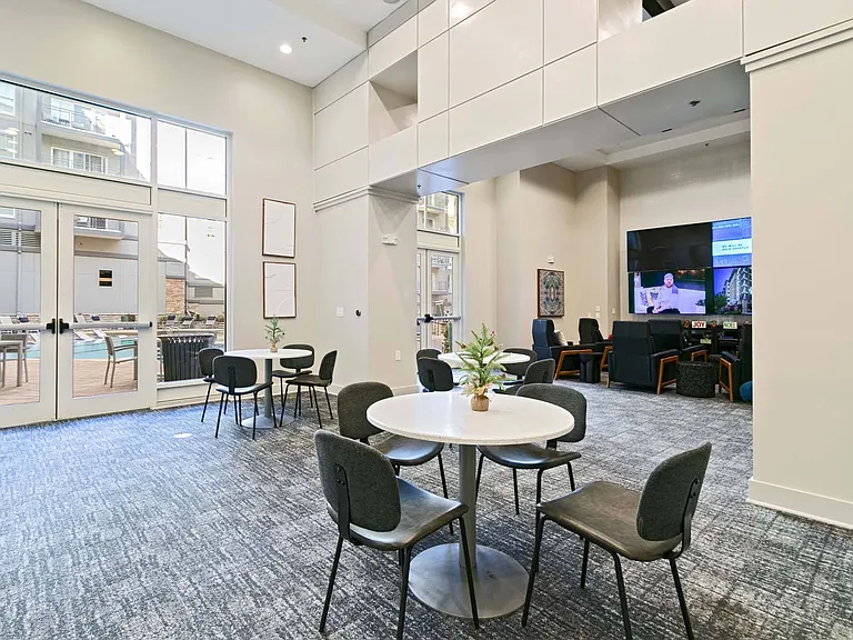Host, hang out, or simply recharge in the lounge