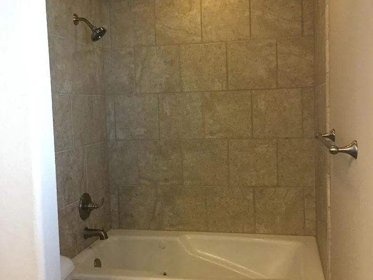 Master bath shower tub combo