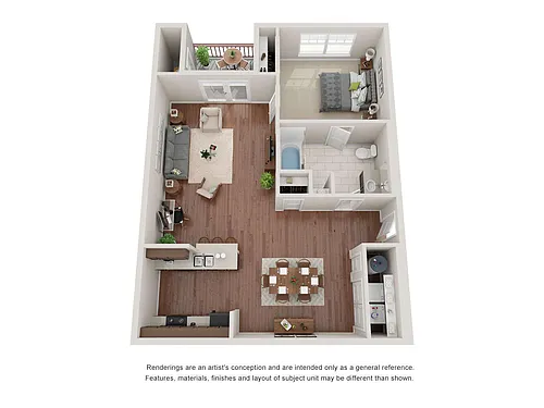 Floor plan 1 Bedroom