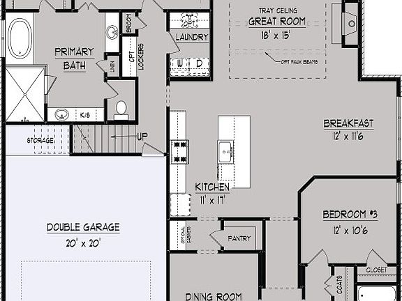 Elizabeth Floorplan First Floor