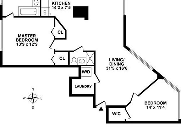2nd image of 194 W 4th St #18C