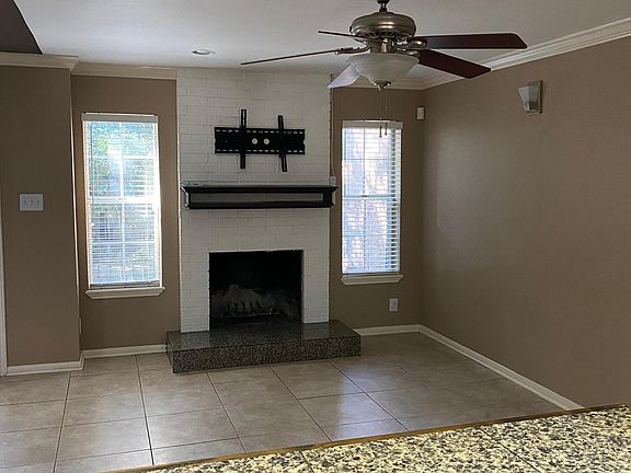 view of living room from wet bar