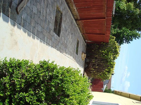 mature landscaping on a massive lot