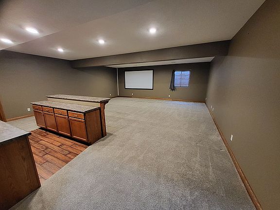 Downstairs theatre/game room
