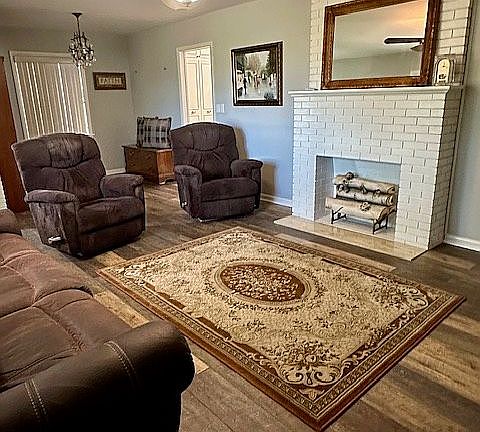 Living Room w/ fire place