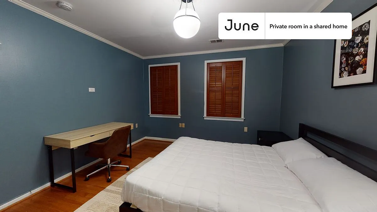 Queen bedroom in 7 bed/4 bath home in Southwest Waterfront #526 A — Photo 3