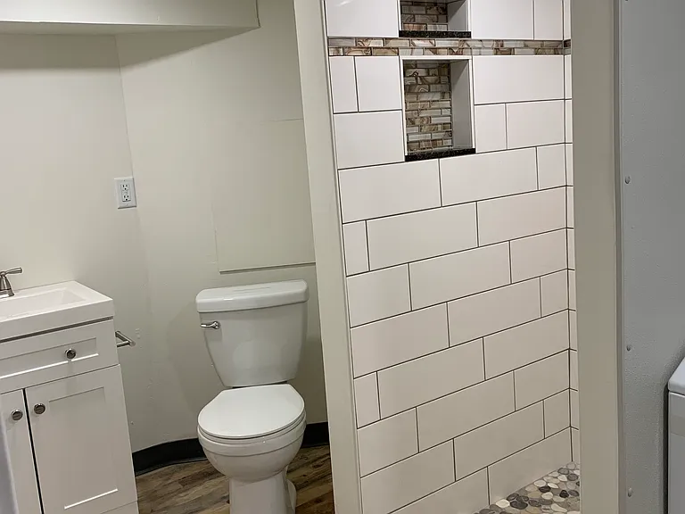 Basement bathroom
