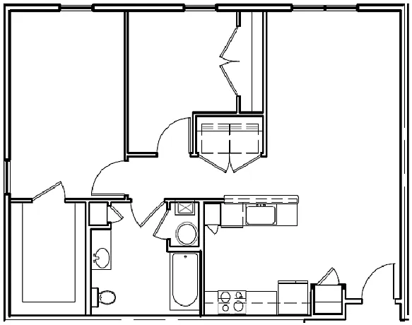 Floor plan 2 Bedroom
