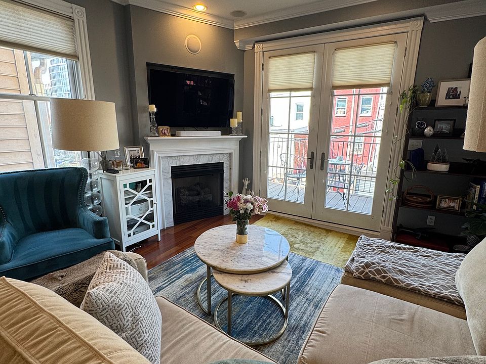 Living Room with Walk-Out Patio