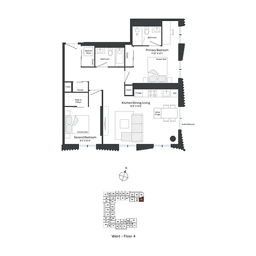 Floor plan W0437