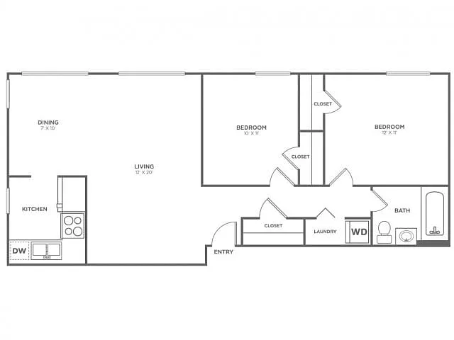 Floor plan Long-Classic